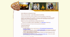 Desktop Screenshot of naturkunstundspiel.de